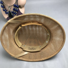 Load image into Gallery viewer, San Diego Zoo Wild Animal Park Straw Safari Hat Adjustable Headband USA

