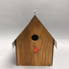 Load image into Gallery viewer, Hand Crafted Birdhouse Wood &amp; Metal (7x6)
