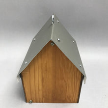 Load image into Gallery viewer, Hand Crafted Birdhouse Wood &amp; Metal (7x6)
