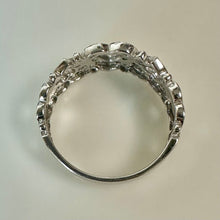 Load image into Gallery viewer, 10K White Gold Diamond Ring As-Is sz 8 (2.5g)

