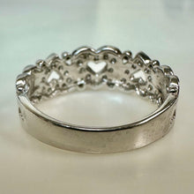 Load image into Gallery viewer, 10K White Gold Diamond Ring As-Is sz 8 (2.5g)
