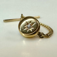 Load image into Gallery viewer, 14K Gold Diamond Tie Pin (0.8g)
