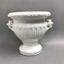 Load image into Gallery viewer, White Ceramic Urn Planter, Made in Portugal (10x10x10)
