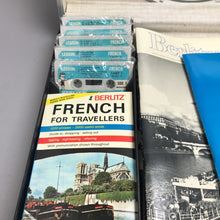 Load image into Gallery viewer, Vintage Berlitz French Language Learning Travel Briefcase (13x15x3)
