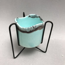 Load image into Gallery viewer, MCM Ceramic Candle Holder with Wire Stand Japan (3.5")
