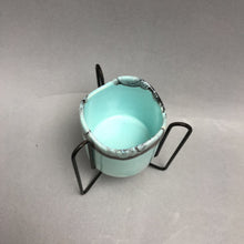 Load image into Gallery viewer, MCM Ceramic Candle Holder with Wire Stand Japan (3.5")
