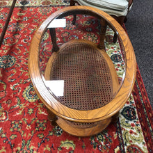 Load image into Gallery viewer, Oak / Glass Top Coffee Table (17x43x28)
