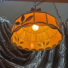 Load image into Gallery viewer, Stained Glass Hanging Light Fixture (14x16)

