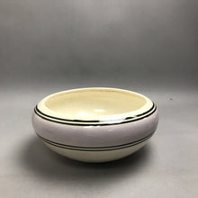Load image into Gallery viewer, Vintage Dual Toned Stoneware Bowl With Double Black Bands (11x5)
