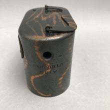 Load image into Gallery viewer, Antique C.O. Burns Co Metal Advertising Coin Bank; Union Trust Co, Tribune Building, Chicago IL (~3x4x2.25) (No Key)
