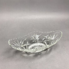Load image into Gallery viewer, Vintage Anchor Hocking Star Of David Crystal Relish Candy Dish (9x4x2)
