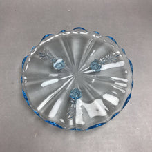 Load image into Gallery viewer, Vintage Fostoria Glass Baroque Azure 3-Toed Tidbit Plate
