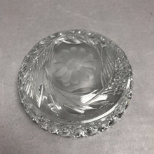 Load image into Gallery viewer, Antique American Brilliant Period Cut Crystal Low Bowl (1.5"x5")

