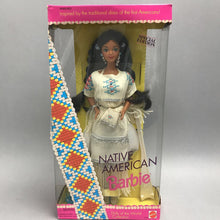 Load image into Gallery viewer, NIB Mattel 1992 Dolls of the World Special Edition Native American Barbie (11")
