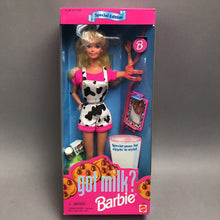Load image into Gallery viewer, NIB Mattel Barbie Got Milk 1995 Special Edition Doll (11")
