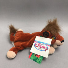 Load image into Gallery viewer, NWT Rare Disney Store Kovu Mini Bean Bag Plush Lion King Simbas Pride Parks (8")
