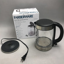 Load image into Gallery viewer, Farberware Electric Glass Kettle (10x8.5x7)
