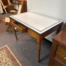 Load image into Gallery viewer, Enamel Top Table w/Drawer (29x40x25)
