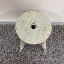 Load image into Gallery viewer, Gray Wood Piano Stool AS IS (16x13x13)
