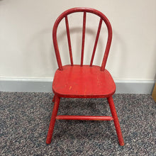 Load image into Gallery viewer, Red Child's Chair (22x15x13)
