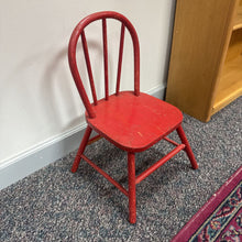 Load image into Gallery viewer, Red Child's Chair (22x15x13)
