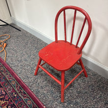 Load image into Gallery viewer, Red Child's Chair (22x15x13)
