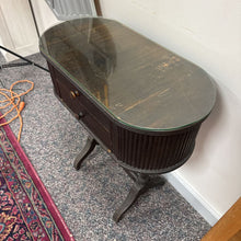 Load image into Gallery viewer, Antique Sewing Cabinet w/ Glass Top (28x25x12)

