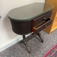 Load image into Gallery viewer, Antique Sewing Cabinet w/ Glass Top (28x25x12)
