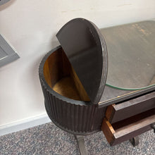 Load image into Gallery viewer, Antique Sewing Cabinet w/ Glass Top (28x25x12)
