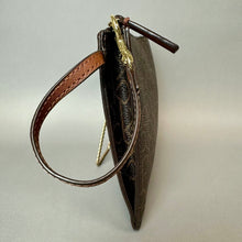 Load image into Gallery viewer, Calvin Klein Brown Logo Monogram Print Clutch Bag Purse (6.5x9.5")
