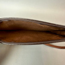 Load image into Gallery viewer, Calvin Klein Brown Logo Monogram Print Clutch Bag Purse (6.5x9.5")
