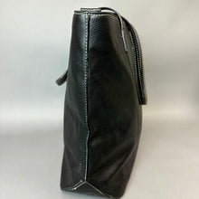 Load image into Gallery viewer, Nine West Black Pebble Faux Leather Tote Purse (12.5x16x5")
