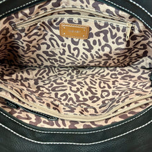 Load image into Gallery viewer, Nine West Black Pebble Faux Leather Tote Purse (12.5x16x5")
