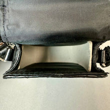 Load image into Gallery viewer, Icon Black Quilted Faux Leather Mini Purse (5x3.5x1.5")
