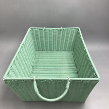 Load image into Gallery viewer, Green Basket with Handles (7x19x13)

