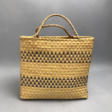 Load image into Gallery viewer, Handcrafted Woven Pandan Bayong Bag With Handles(12x13x5)
