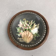Load image into Gallery viewer, Vintage Glass Dome Paperweight Floral (3.5x1.5)
