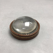 Load image into Gallery viewer, Vintage Glass Dome Paperweight Floral (3.5x1.5)
