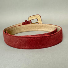 Load image into Gallery viewer, Ritz Accessory Collection Maroon Suede Belt sz L (37")
