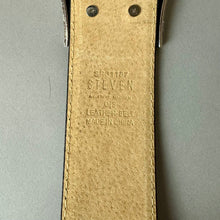 Load image into Gallery viewer, Steven by Steve Madden Black Leather Silver Hook Buckle Adjustable Belt (45" Max.)
