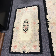 Load image into Gallery viewer, Shanghai Hooked Rugs Black/Navy/Pink (29x51)
