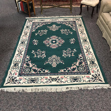 Load image into Gallery viewer, American Alternative Green/Beige Rug W/ Fringe (66x96)
