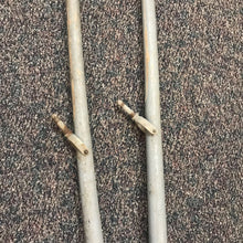 Load image into Gallery viewer, Vintage Wood Oars 78" Long Paddles Has Great Old Weathered Finish and Oarlocks
