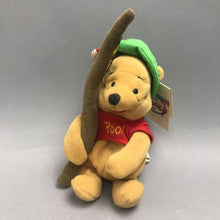 Load image into Gallery viewer, Disney Mini Bean Bag Fishing Pooh (8")
