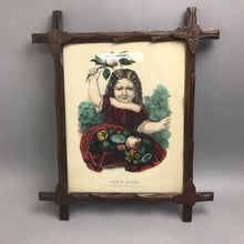 Load image into Gallery viewer, Currier &amp; Ives Original Print, "Little Lizzie" (21x17)
