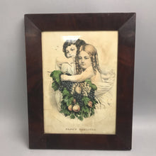 Load image into Gallery viewer, Currier &amp; Ives Original Print, "Papa's Darlings" (17x14)
