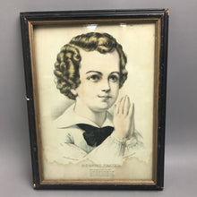 Load image into Gallery viewer, Currier &amp; Ives Original Print, "Morning Prayer" (13x17)
