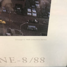Load image into Gallery viewer, Framed Wrigley Field Skyline 1988 - Michael Gustafson Photography (27x39)
