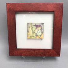 Load image into Gallery viewer, Framed Wine Themed Print Wall Art (9x9)
