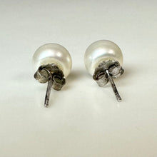 Load image into Gallery viewer, Freshwater Pearl Sterling Stud Earrings
